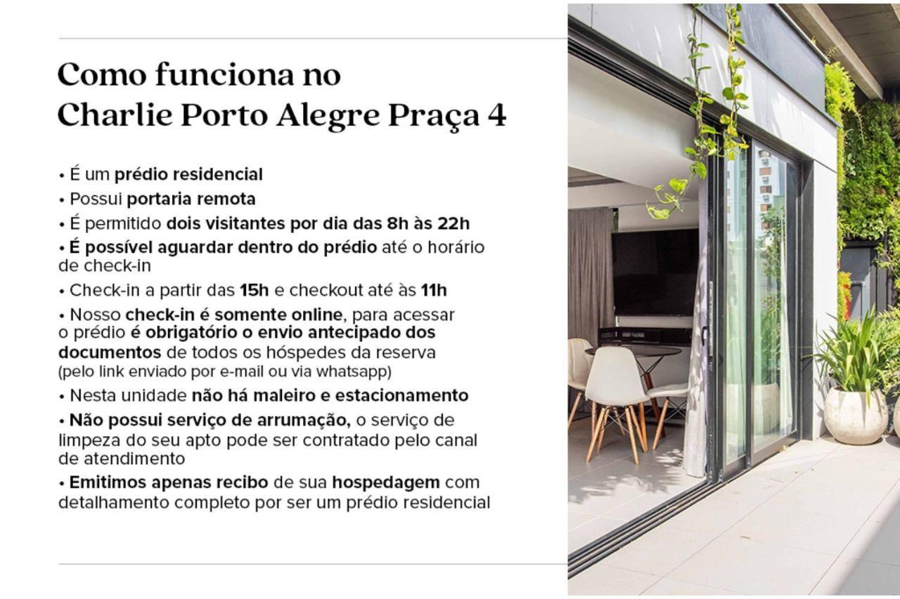 Charlie Porto Alegre Praca 4 Daire Dış mekan fotoğraf